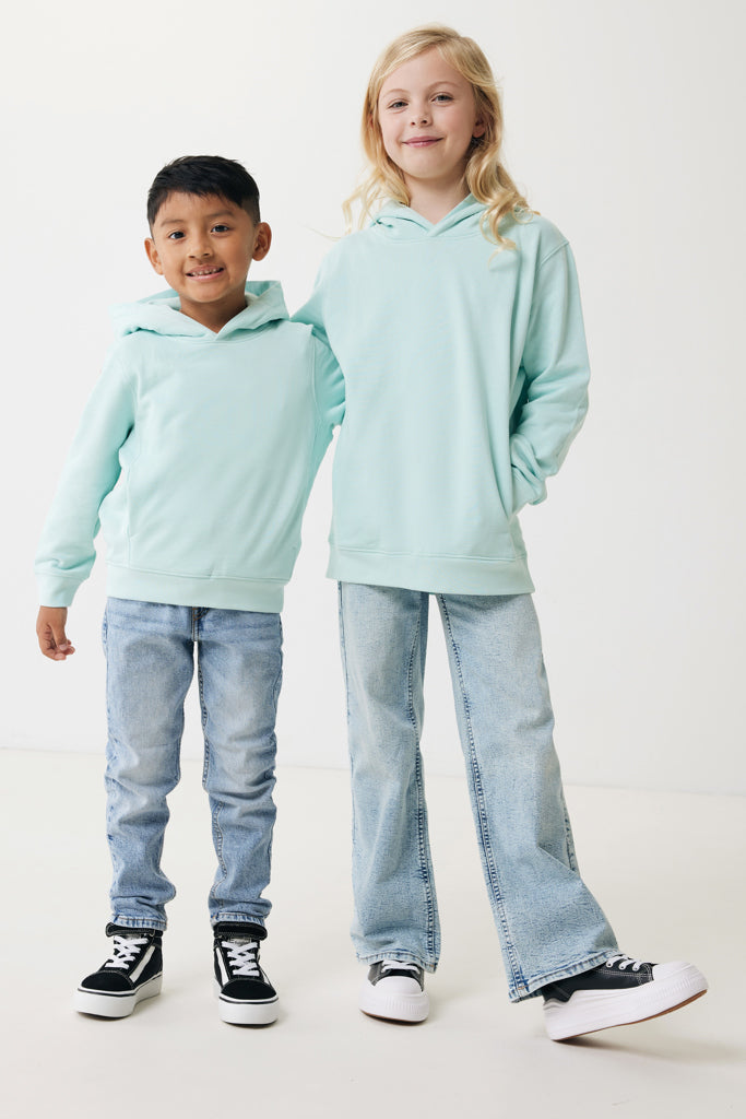 Load image into Gallery viewer, Kids recycled cotton hoodie with sidepockets - Custom Wood Designs
