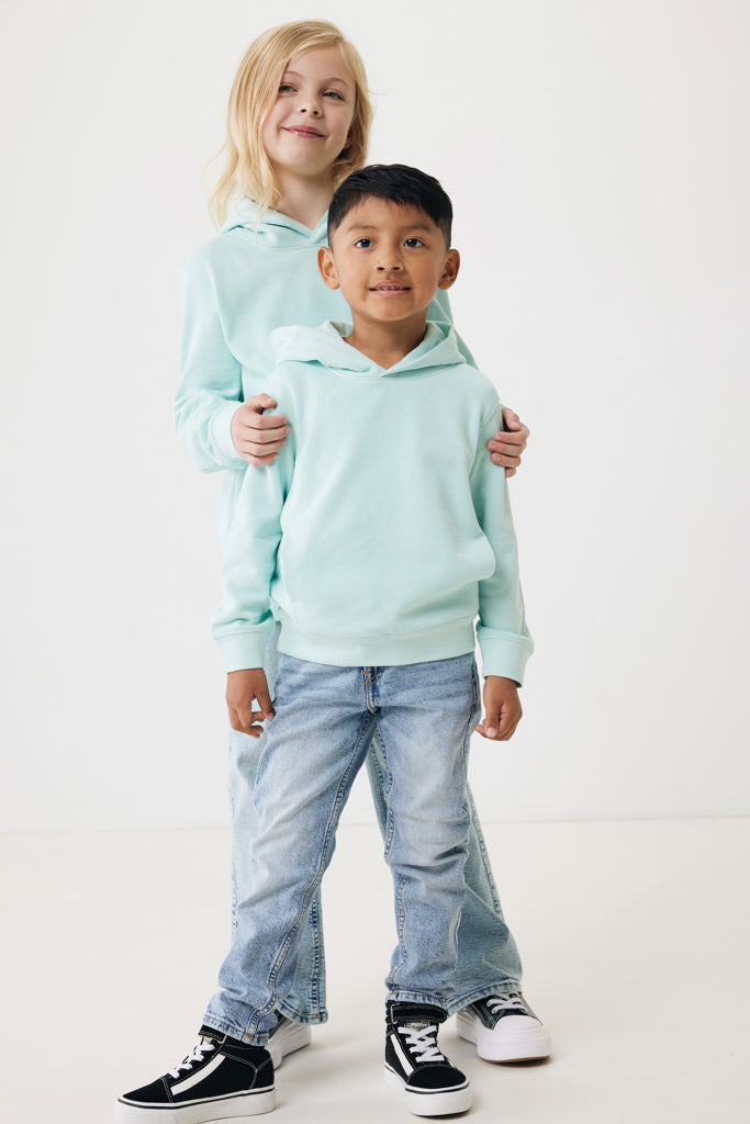 Load image into Gallery viewer, Kids recycled cotton hoodie with sidepockets - Custom Wood Designs
