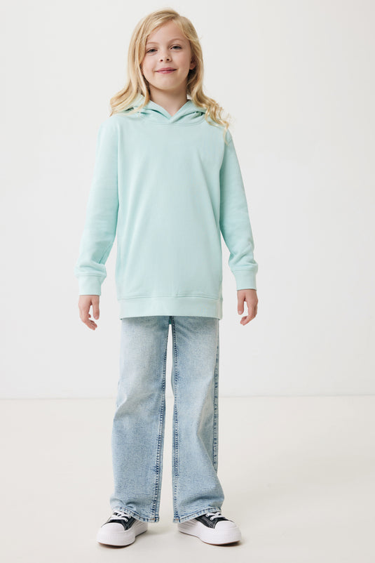 Kids recycled cotton hoodie with sidepockets - Custom Wood Designs