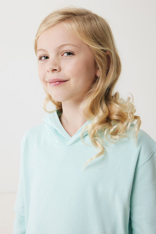 Kids recycled cotton hoodie with sidepockets - Custom Wood Designs