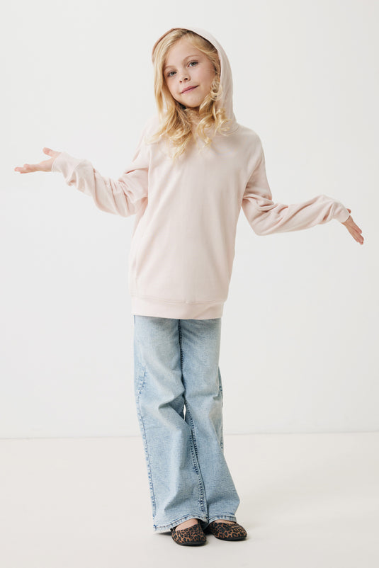 Kids recycled cotton hoodie with sidepockets - Custom Wood Designs