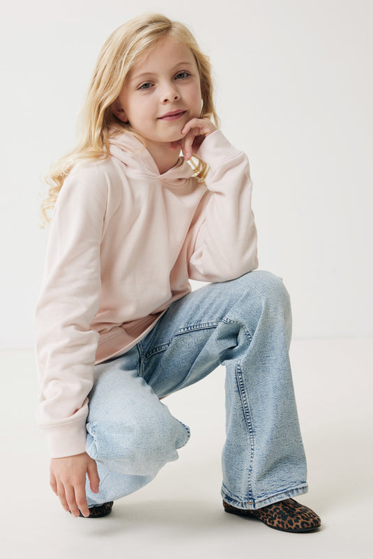 Kids recycled cotton hoodie with sidepockets - Custom Wood Designs