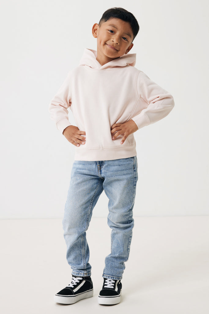 Load image into Gallery viewer, Kids recycled cotton hoodie with sidepockets - Custom Wood Designs
