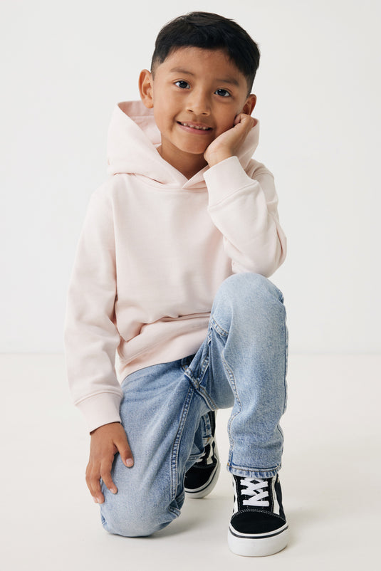Kids recycled cotton hoodie with sidepockets - Custom Wood Designs