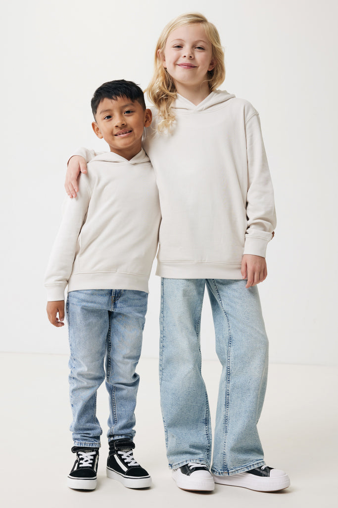 Load image into Gallery viewer, Kids recycled cotton hoodie with sidepockets - Custom Wood Designs
