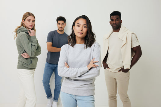 Manue recycled cotton t-shirt undyed - Custom Wood Designs