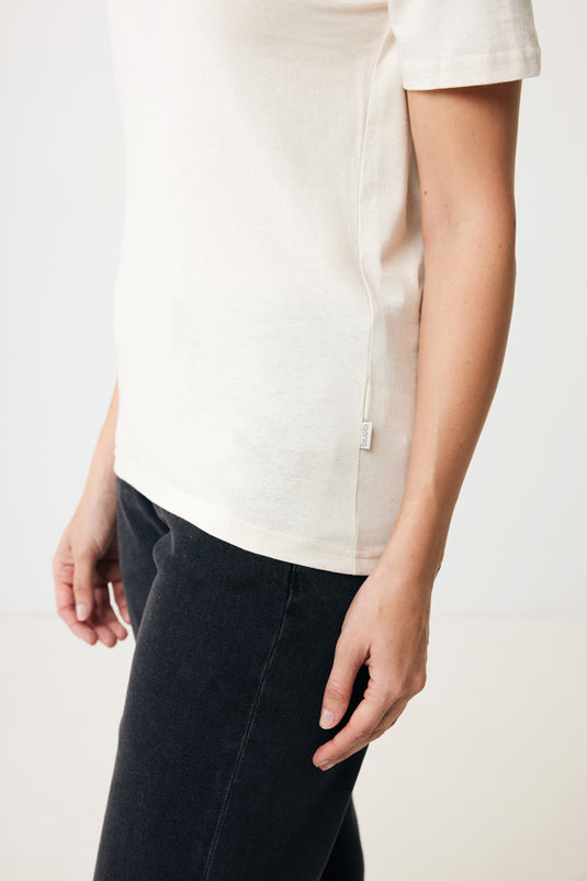 Manue recycled cotton t-shirt undyed - Custom Wood Designs