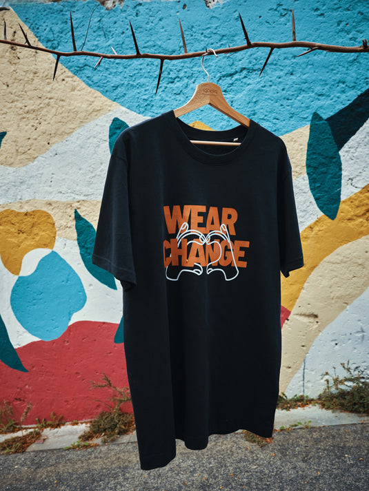 Kakad relaxed recycled cotton t-shirt - Custom Wood Designs