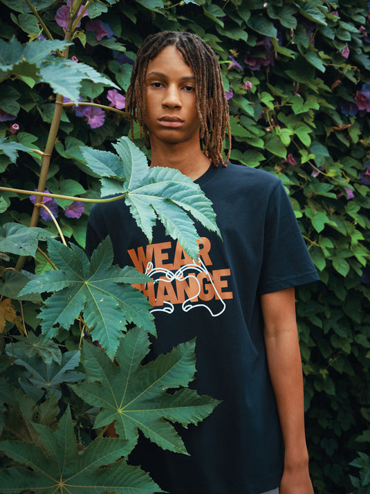 Kakad relaxed recycled cotton t-shirt - Custom Wood Designs