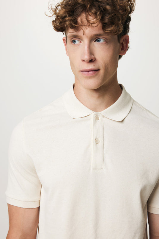 Yosemit recycled cotton pique polo - Custom Wood Designs