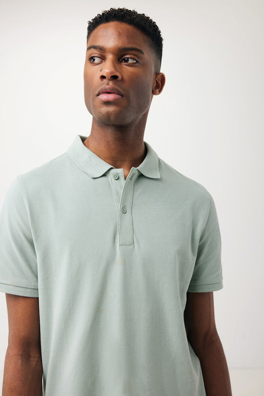 Yosemit recycled cotton pique polo - Custom Wood Designs