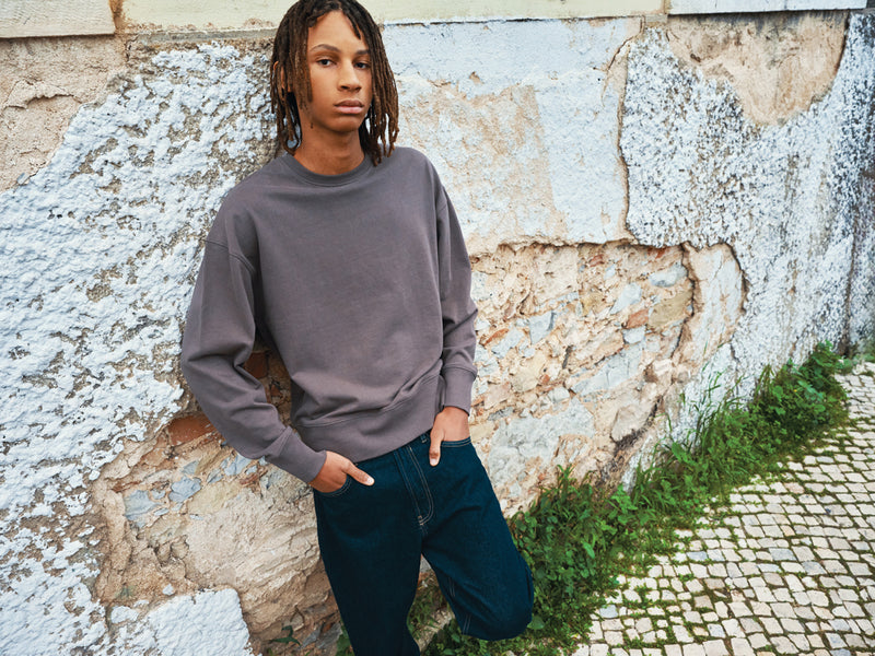 Load image into Gallery viewer, Zio recycled cotton crew neck - Custom Wood Designs
