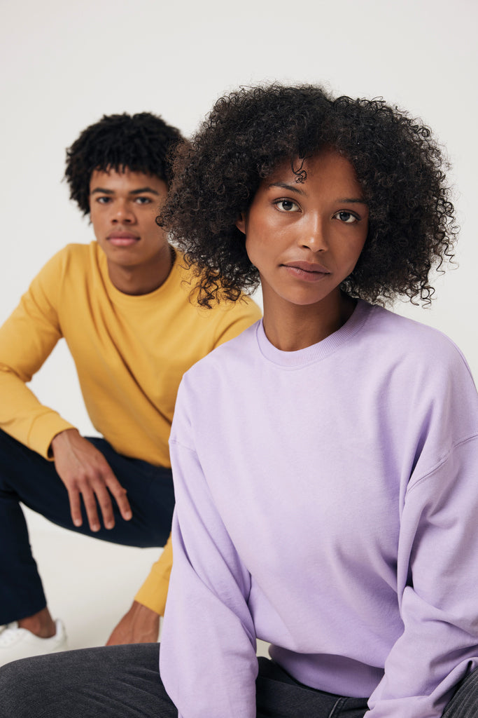 Load image into Gallery viewer, Zio recycled cotton crew neck - Custom Wood Designs
