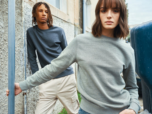 Denal recycled cotton crew neck undyed - Custom Wood Designs