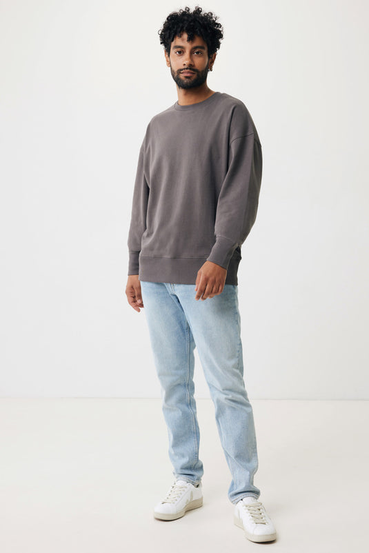 Kruge relaxed recycled cotton crew neck - Custom Wood Designs