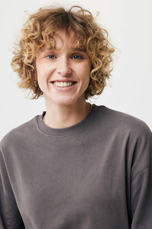 Kruge relaxed recycled cotton crew neck - Custom Wood Designs