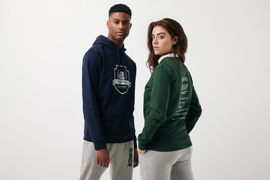 Jaspe recycled cotton hoodie - Custom Wood Designs