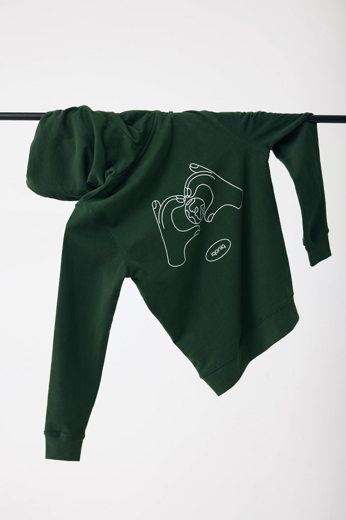 Load image into Gallery viewer, Jaspe recycled cotton hoodie - Custom Wood Designs
