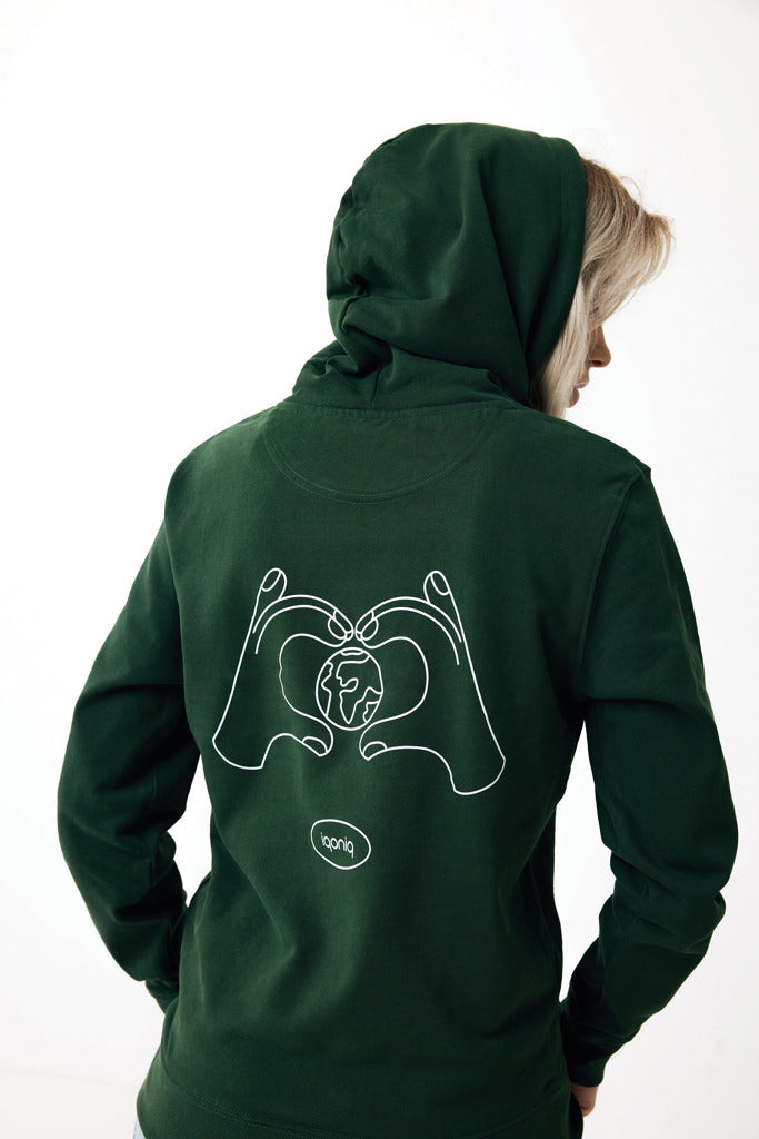 Load image into Gallery viewer, Jaspe recycled cotton hoodie - Custom Wood Designs
