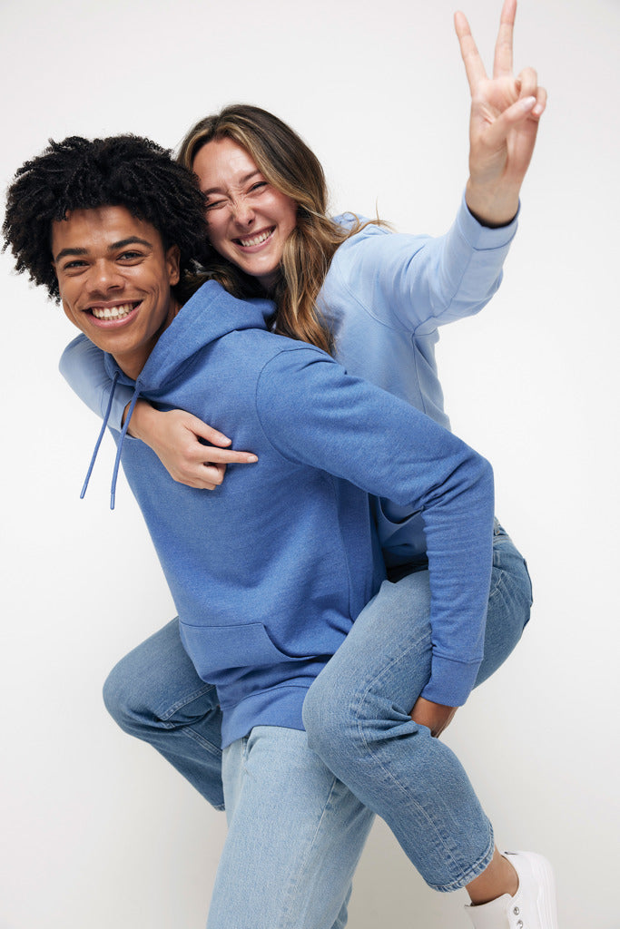 Load image into Gallery viewer, Jaspe recycled cotton hoodie - Custom Wood Designs
