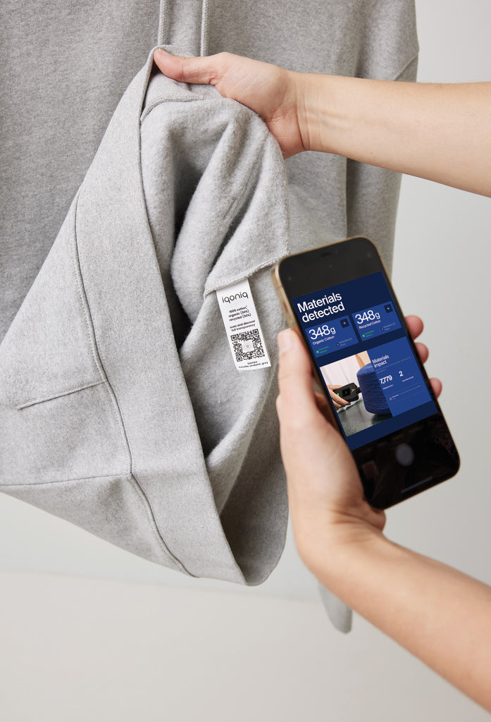 Load image into Gallery viewer, Torre recycled cotton hoodie undyed - Custom Wood Designs
