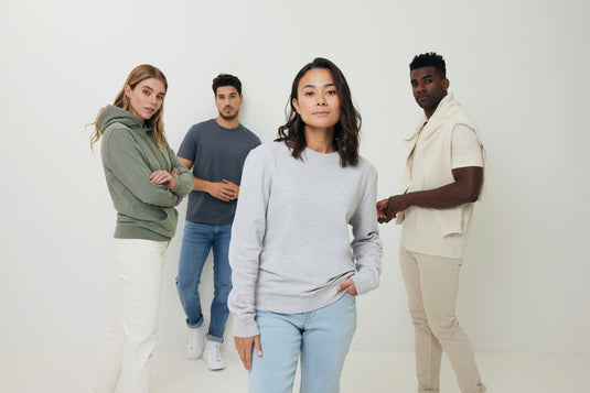 Torre recycled cotton hoodie undyed - Custom Wood Designs