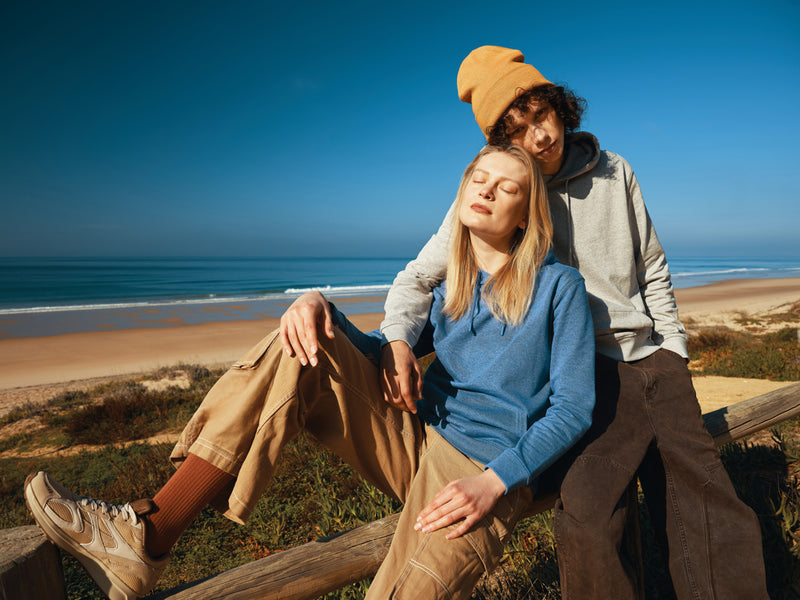 Load image into Gallery viewer, Torre recycled cotton hoodie undyed - Custom Wood Designs
