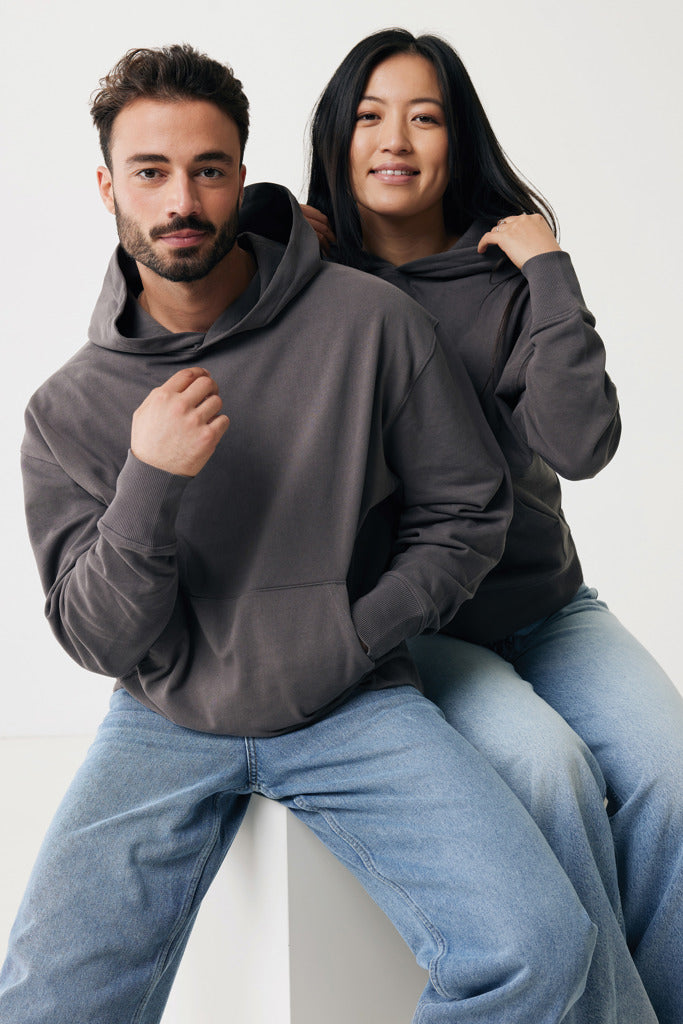 Load image into Gallery viewer, Yoh recycled cotton relaxed hoodie - Custom Wood Designs
