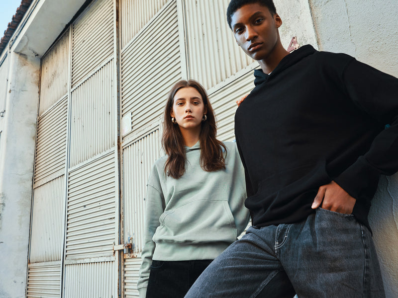 Load image into Gallery viewer, Yoh recycled cotton relaxed hoodie - Custom Wood Designs
