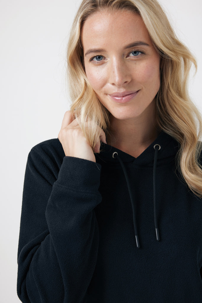 Load image into Gallery viewer, Trivo recycled polyester microfleece hoodie - Custom Wood Designs
