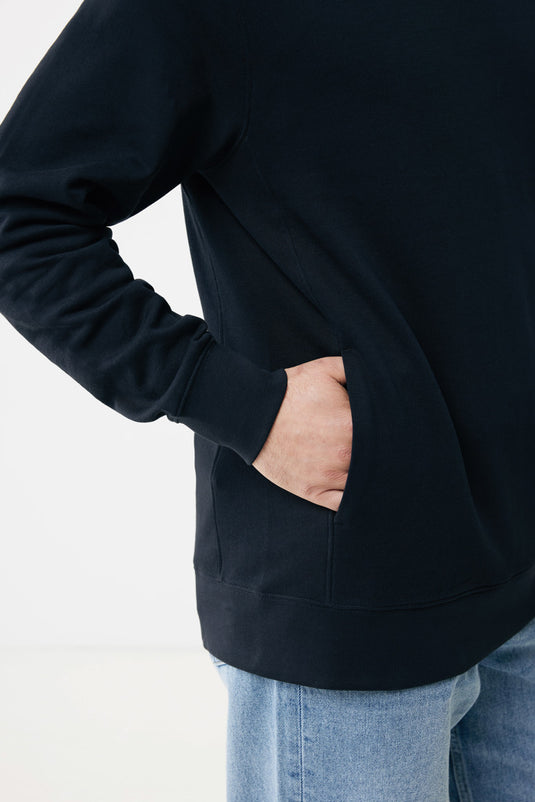 Recycled cotton hoodie with sidepockets - Custom Wood Designs