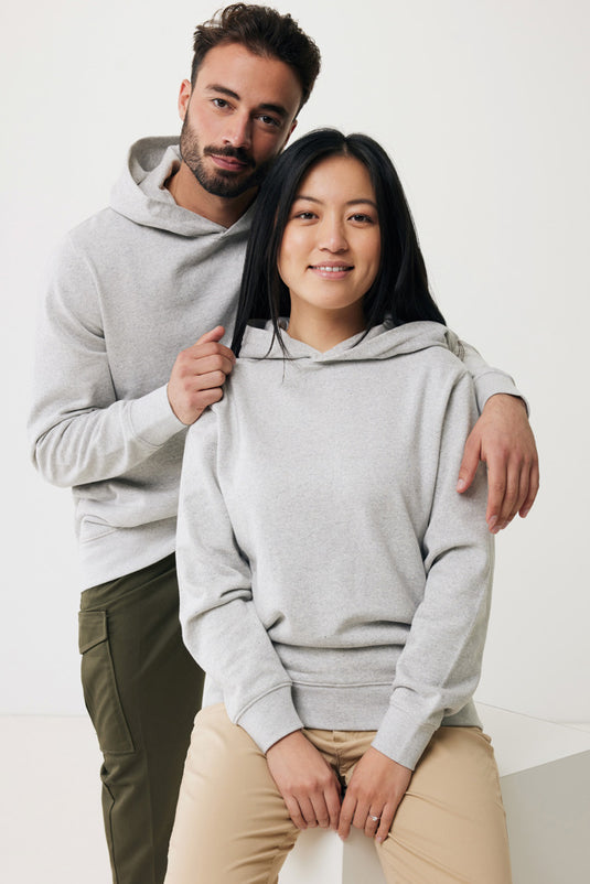 Recycled cotton hoodie with sidepockets - Custom Wood Designs