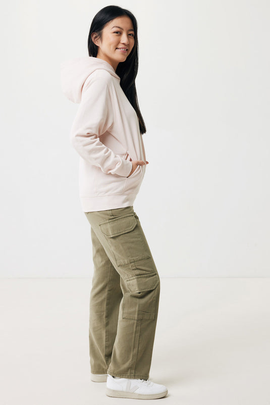 Recycled cotton hoodie with sidepockets - Custom Wood Designs