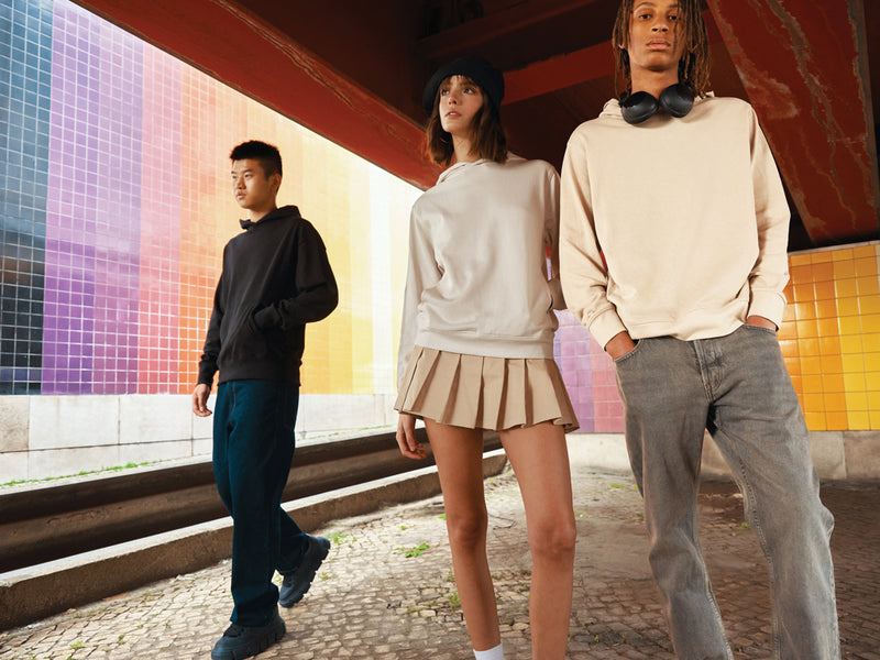 Load image into Gallery viewer, Recycled cotton hoodie with sidepockets - Custom Wood Designs
