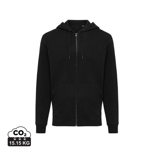 Abisk recycled cotton zip through hoodie - Custom Wood Designs