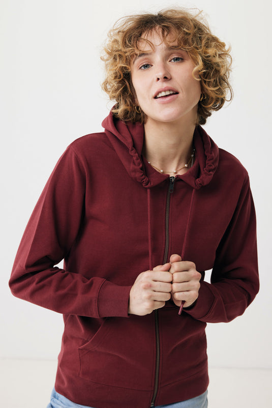 Abisk recycled cotton zip through hoodie - Custom Wood Designs