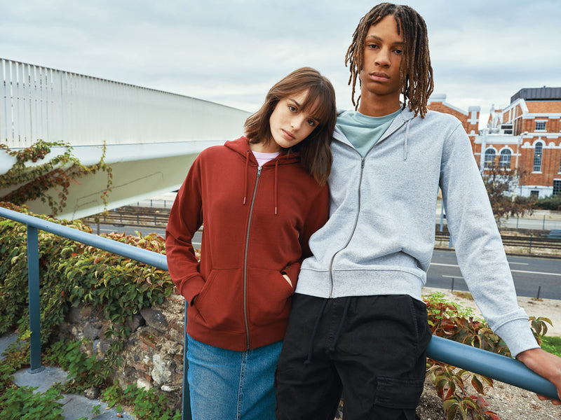 Load image into Gallery viewer, Abisk recycled cotton zip through hoodie - Custom Wood Designs
