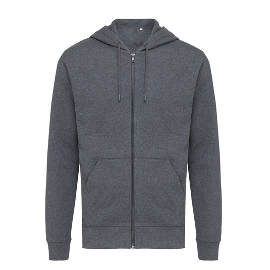 Abisk recycled cotton zip through hoodie - Custom Wood Designs