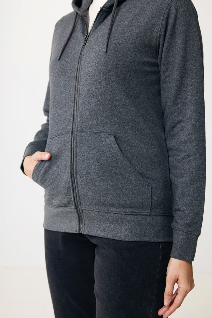 Load image into Gallery viewer, Abisk recycled cotton zip through hoodie - Custom Wood Designs
