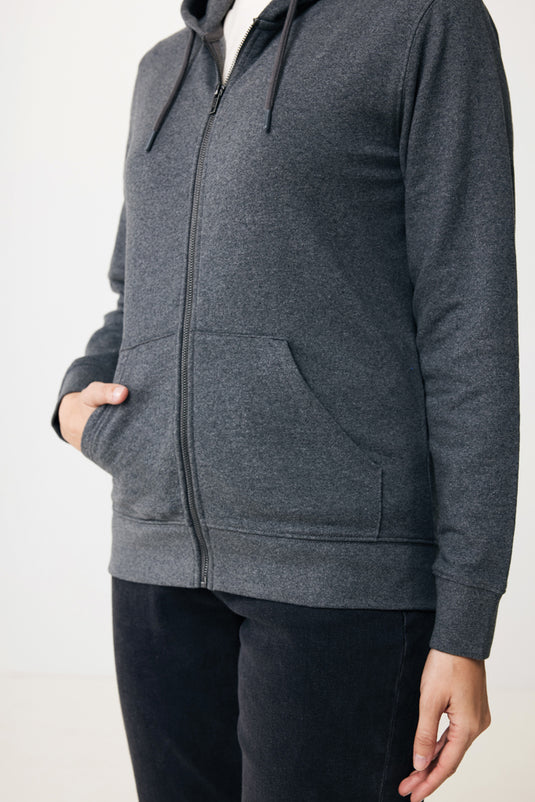 Abisk recycled cotton zip through hoodie - Custom Wood Designs