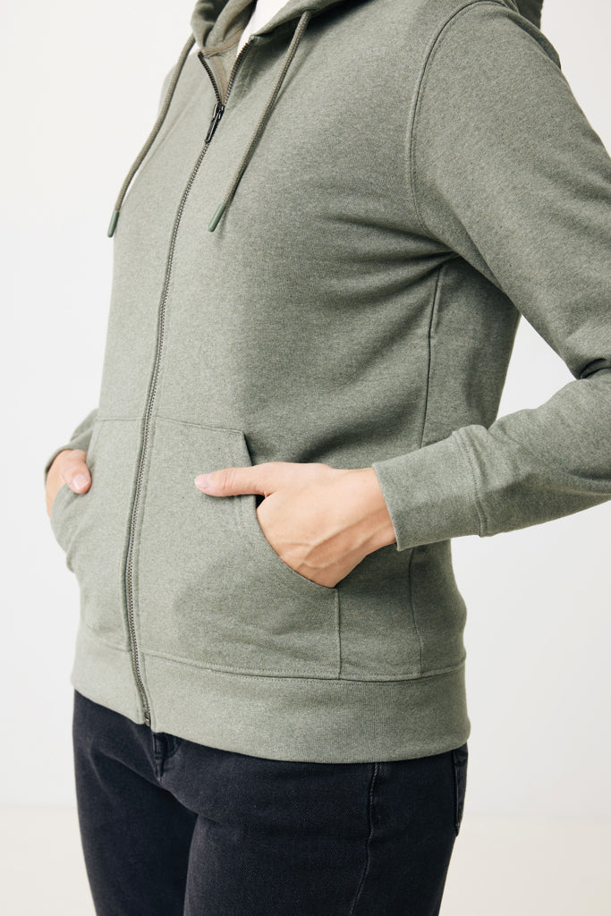 Load image into Gallery viewer, Abisk recycled cotton zip through hoodie - Custom Wood Designs
