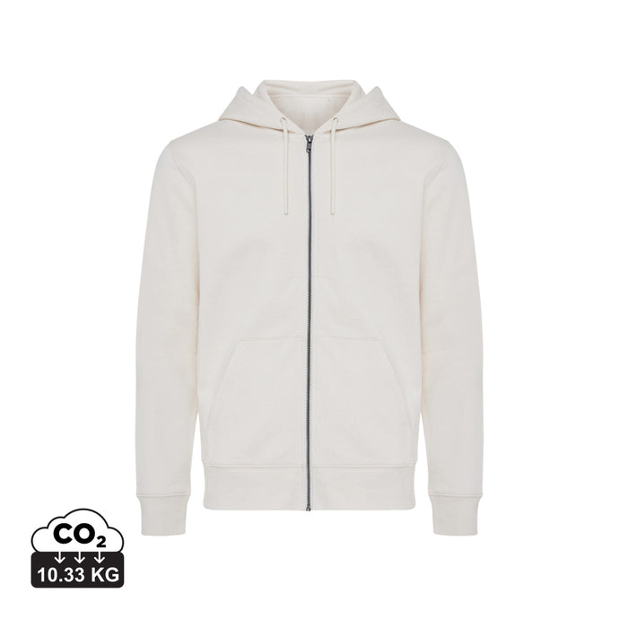 Abisk recycled cotton zip through hoodie - Custom Wood Designs