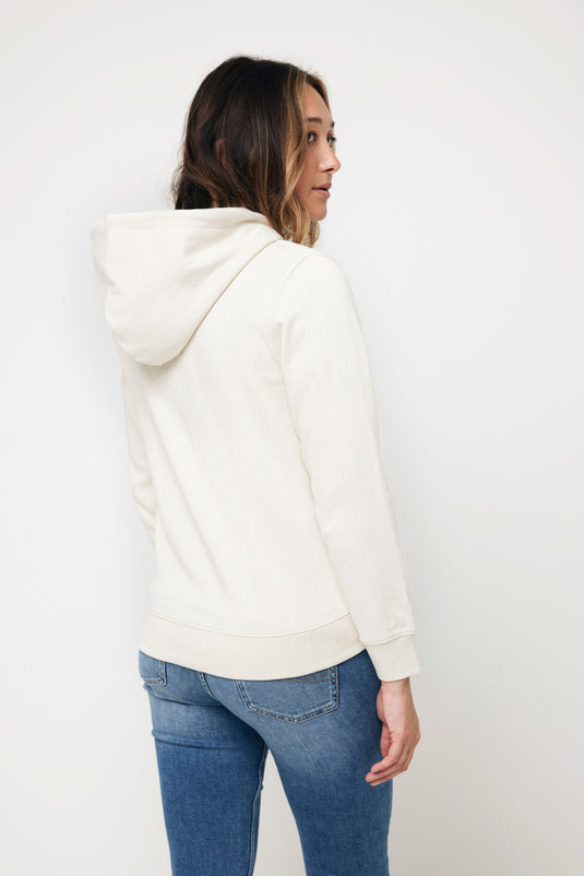 Abisk recycled cotton zip through hoodie - Custom Wood Designs