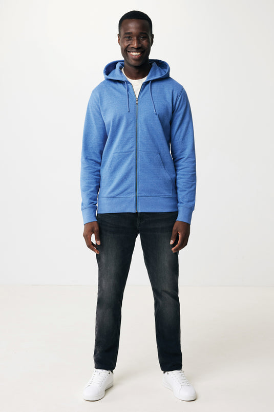 Abisk recycled cotton zip through hoodie - Custom Wood Designs