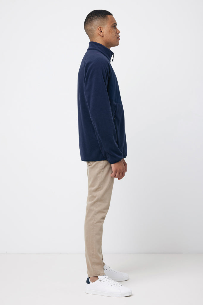 Load image into Gallery viewer, Talun recycled polyester microfleece zip through - Custom Wood Designs
