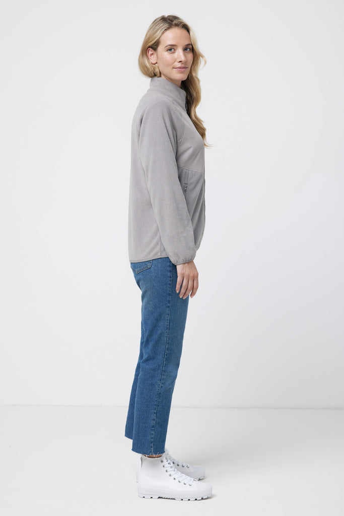 Load image into Gallery viewer, Talun recycled polyester microfleece zip through - Custom Wood Designs
