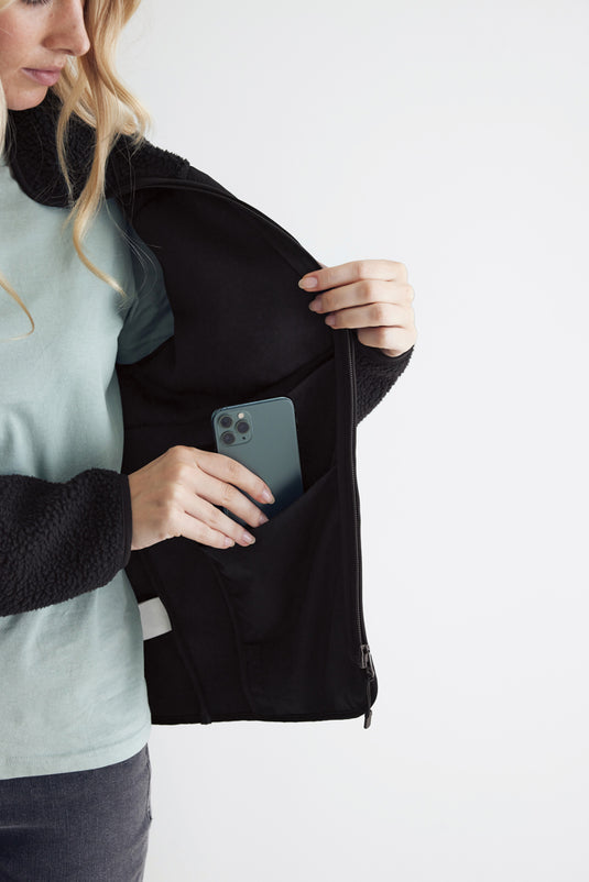 Recycled polyester pile fleece jacket - Custom Wood Designs