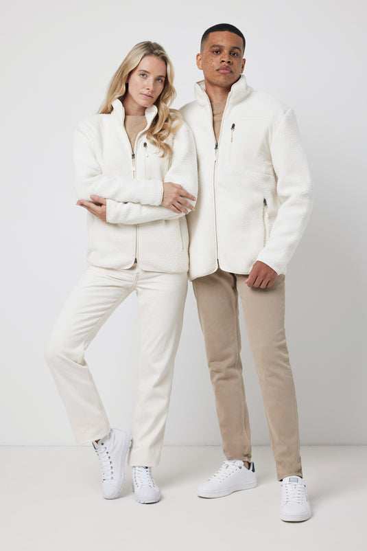 Recycled polyester pile fleece jacket - Custom Wood Designs