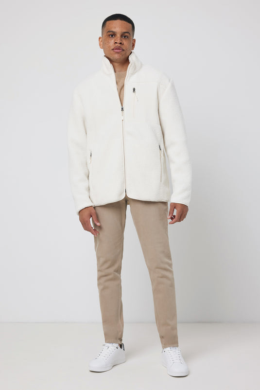 Recycled polyester pile fleece jacket - Custom Wood Designs