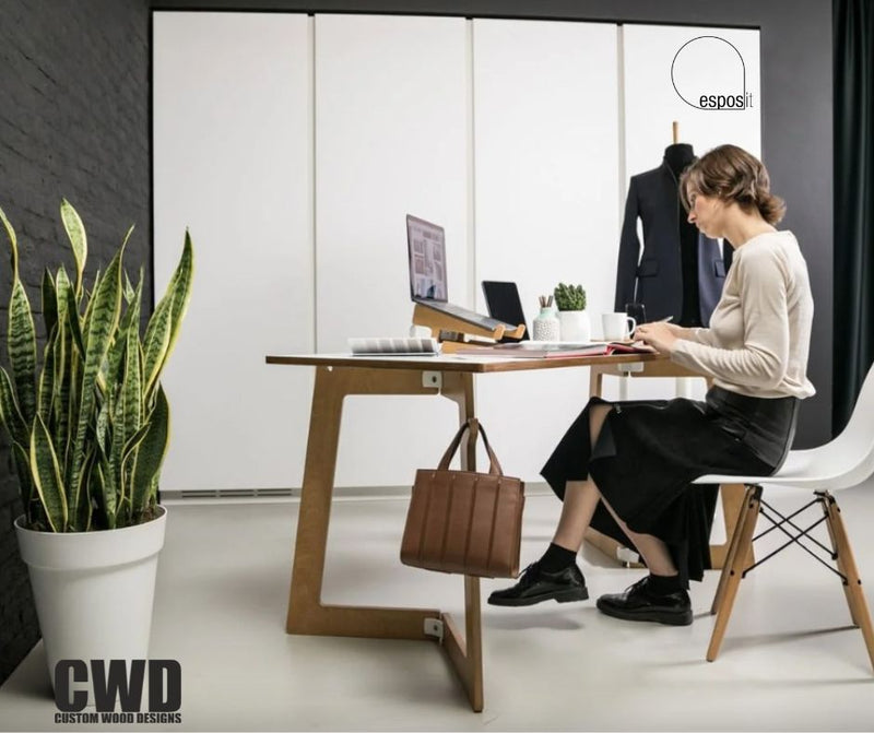 Load image into Gallery viewer, Scrivania White Large Exclusive - Custom Wood Designs
